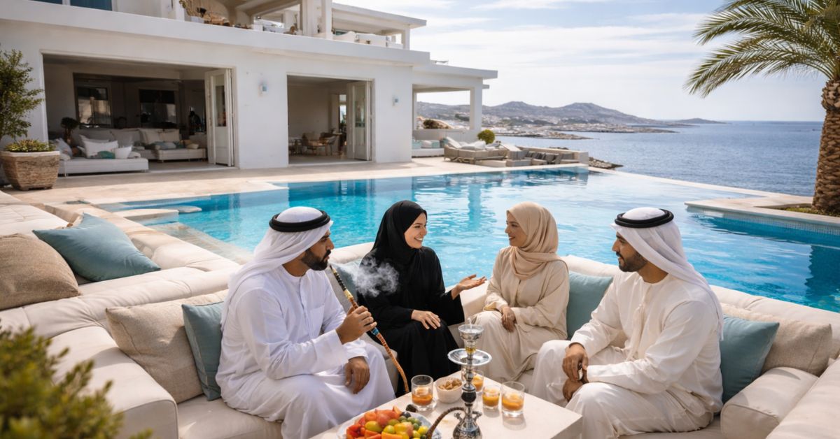 Seasonal rental mykonos villas for families and big groups